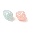 UV Plating Opaque Acrylic Beads OACR-G058-17A-2