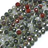 Natural African Bloodstone Beads Strands G-K389-B64-01-1