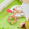 Fruit Series Letter Resin Keychains KEYC-TAC0033-02O-4