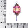 Transparent Printed Acrylic Pendants OACR-E042-01C-3