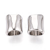 Alloy Large Hole Beads PALLOY-T091-45P-1