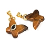 Natural Tiger Eye Pendants GG-CBA19F2-01G-08-2