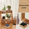 Square Wood Single Ring Display Stands RDIS-WH20001-01-6