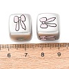 Plating Printed Acrylic Beads AC-CBA655C-13-3