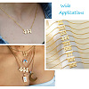 Kissitty 9Pcs 9 Style Angel Number Necklace NJEW-KS0001-05-6