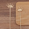 Ancient Style Alloy Hair Stick Finding PW-WGF3433-03-1