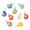 Handmade Porcelain Pendants PALLOY-JF05988-01-1