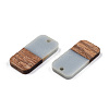 Resin & Walnut Wood Pendants RESI-S358-11C-3