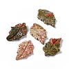 Natural Unakite Pendants G-I336-01-32-3