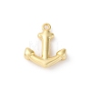 Brass Pendants KK-V016-15G-1