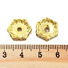 Rack Plating Brass Rhinestone Spacer Beads KK-S379-13G-2
