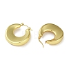 Ion Plating(IP) 304 Stainless Steel Hoop Earrings for Women STAS-I304-11G-2