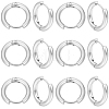 12 Pairs 304 Stainless Steel Huggie Hoop Earrings EJEW-SC0001-96S-7