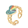 Brass Cuff Open Rings RJEW-C164-01B-G-4