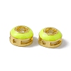 Rack Plating Brass Cubic Zirconia Beads KK-C007-15G-03-4