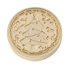 Christmas Series Wax Seal Brass Stamp Head LS-AJEW-M037-01G-26-2