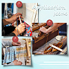 1Bag Plywood Wooden Weaving Looms Kit TOOL-CY0001-05-5
