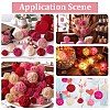 32Pcs 12 Styles Wicker Rattan Balls AJEW-SC0004-28-5