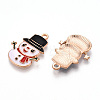 Christmas Theme Alloy Enamel Pendants ENAM-N056-403F-2