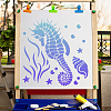 PET Plastic Drawing Painting Stencils Templates DIY-WH0244-194-5