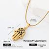 304 Stainless Steel Pendant Necklaces WL9632-3-1