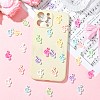 7 Bags 70Pcs 7 Colors Musical Note Opaque Resin Cabochons RESI-CJ0005-44-6