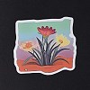 60Pcs PVC Plants PVC Waterproof Stickers Set STIC-C003-12-3