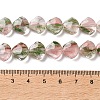 Inner Flower Handmade Lampwork Beads Strands LA-CBA3F7A-02A-4
