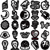 50Pcs Hallowmas Gothic Stickers PVC Adhesive Waterproof Stickers PW-WGE2AAF-01-3