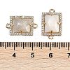 Natural Moonstone Faceted Rectangle Links G-I375-07G-12-3