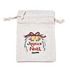 Christmas Cotton Cloth Storage Pouches ABAG-M004-02B-1