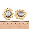 Natural Shell Oval Pendants STAS-Z202-13G-3