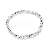 Faceted Glass Rondelle Beads Stretch Bracelet for Kid BJEW-JB06807-17-1