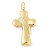 Cross Brass Big Pendants KK-M327-07C-G-1