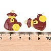 West Cowboy Theme Alloy Enamel Pendants ENAM-L056-01A-02-3