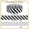 20Yards Polyester Stripe Pattern Ribbon OCOR-PH0036-33B-2