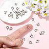 SHEGRACE Brass Spring Ring Clasps XGRPCN197-018P-5