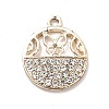 Alloy Crystal Rhinestone Pendants ALRI-C007-63LG-2