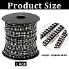 20 Yards Platinum Aluminum Studded Faux Suede Cord LW-CL0001-09-2