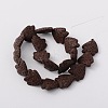 Tropical Fish Synthetic Lava Rock Beads Strands G-N0107-10-2