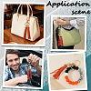 1Pc PU Leather Tassel Keychains KEYC-CL0001-50A-5