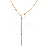 Alloy Ring & Stick Lariat Necklaces for Women WG56D22-01-3