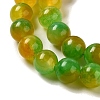 Natural Dyed Jade Beads Strands G-M402-C03-22-3