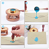 Sealing Wax Particles Kits for Retro Seal Stamp DIY-CP0003-54I-7