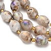 Electroplated Natural Druzy Geode Crystal Beads Strands G-F833-O01-01C-4
