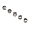 Antique Silver Alloy Rondelle Spacers Beads X-AB30-2