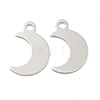 925 Sterling Silver Moon Charms STER-B005-35P-1