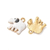 304 Stainless Steel Enamel Pendants STAS-Z193-12G-02A-2