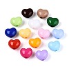 Opaque Acrylic Beads X-SACR-N019-04-1
