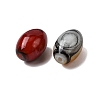 30Pcs Opaque Glass Beads X-EGLA-L047-10-2